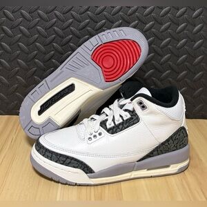 Air Jordan 3 Retro Cement Grey‎ CT8532-106 GS Size 5Y Womens Size 6.5 (B Grade)